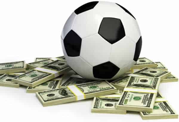 Soccer Ball On Money